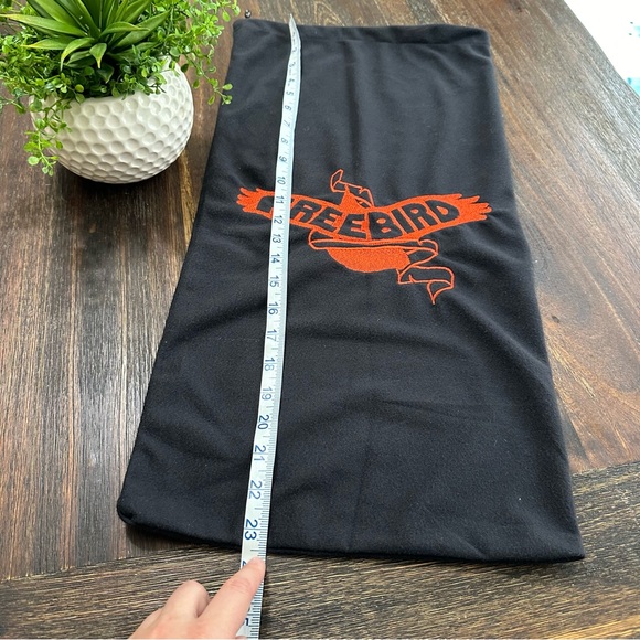 Freebird black dust bag with red orange brand logo 12x23 - Picture 3 of 8